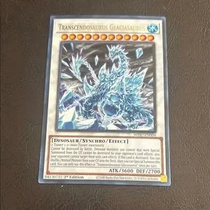Transaurus Card Toys | Transcendosaurus Glaciasaurus Trading Card | Poshmark